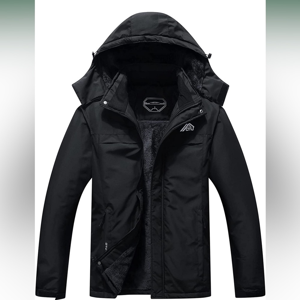 men’s waterproof ski jacket snowboarding windbreaker warm winter hooded NWT